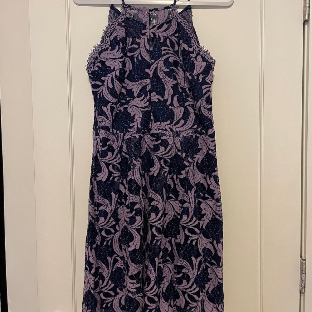 Francescas - Lace high neck A-Line Dress